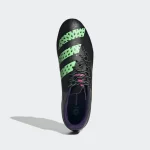 adidas Malice Soft Ground Rugby Boots Core Black / Beam Green / Royal Blue  Adults - Image 5