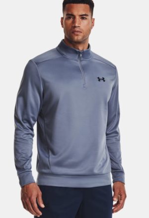 Under Armour Fleece® ¼ Zip Aurora Purple / Black(Men's)