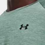 Under Armour UA Tech™ 2.0 Short Sleeve Tee Shirt - Fresco Green / Black (Men's) - Image 3