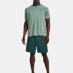 Under Armour UA Tech™ 2.0 Short Sleeve Tee Shirt - Fresco Green / Black (Men's) - Image 4