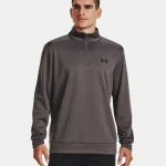 Under Armour Fleece® ¼ Zip Fresh Clay / Black  Black(Men's) - Image 4