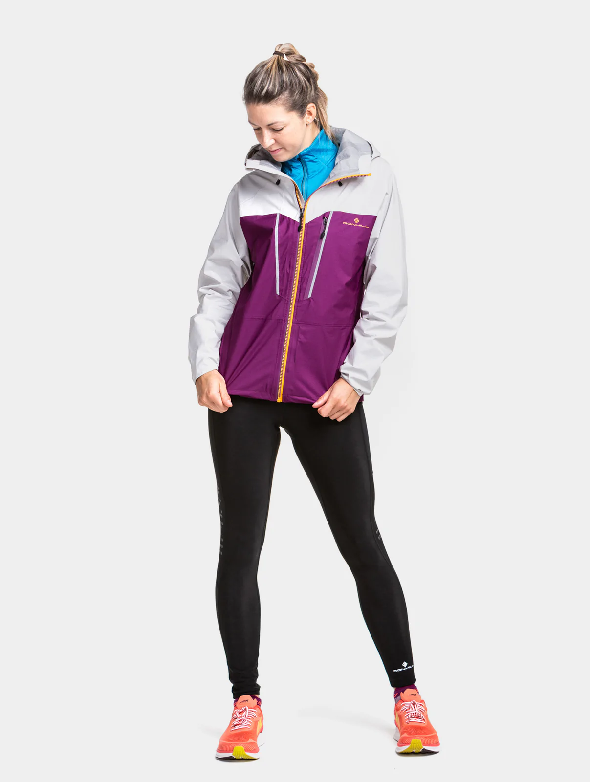 Ronhill Tech Fortify Jacket Grape Limestone Ladies Size 14 199.00