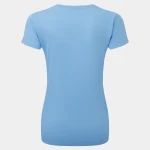 Ronhill  Core SS Tee Shirt Corn Flour Blue / Bright White (Ladies) - Image 2