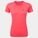 Ronhill  Core SS Tee Hot Pink/Black (Ladies) - Image 3
