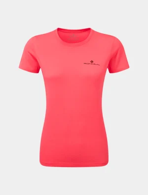 Ronhill  Core SS Tee Hot Pink/Black (Ladies)