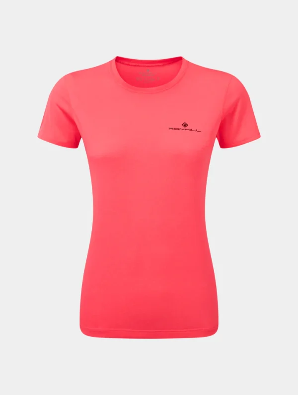 Ronhill  Core SS Tee Hot Pink/Black (Ladies)