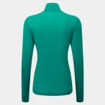 Ronhill  WOMEN'S LIFE PRACTICE Half Zip Top VINE/FLUO YELLOW (Ladies) - Image 3