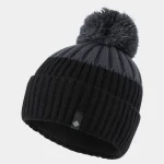 Ronhill Bobble Hat BLACK/CHARCOAL (Ladies) - Image 2