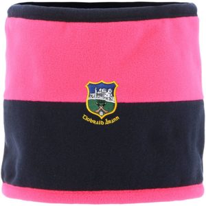 Tipperary GAA O'Neills Peak Fleece Snood (Reversible) - Pink/Marine/Silver