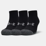 Under Armour HeatGear® Low Cut Socks 3-Pack  Black / Steel (Adult) - Image 3