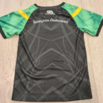 Burgess Duharra Camogie Gaelic Armour Training Jersey Black/Green/Amber (Kids / Adults) - Image 6