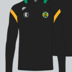Burgess Duharra Camogie Gaelic Armour Culainn  Crew Sweat Shirt Black/Green/Amber (Kids / Adults) - Image 3