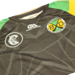 Burgess Duharra Camogie Gaelic Armour Training Jersey Black/Green/Amber (Kids / Adults) - Image 5