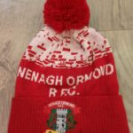 Nenagh Ormond Rugby CLUB RFC Bobble Hat Red/White - Image 2