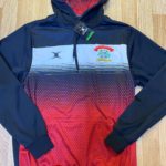 Gilbert Nenagh Ormond Rugby NORFC Hooded Sweatshirt  Black/White/Red (Kid/Adults) - Image 5