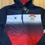 Gilbert Nenagh Ormond Rugby NORFC Hooded Sweatshirt  Black/White/Red (Kid/Adults) - Image 4