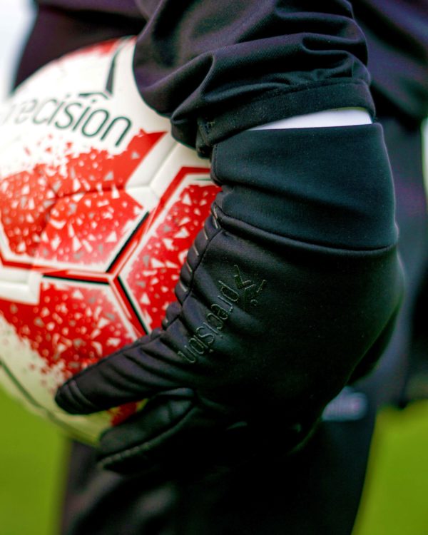 Precision Essential Warm Players Black Gloves  (Junior)
