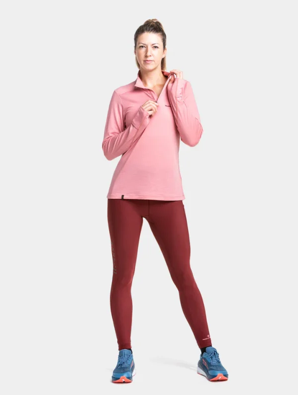 Ronhill Tech Winter Running Tight Legging Thermal CABERNET/BLUSH (Ladies)