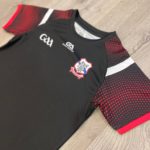 Shannon Rovers GAA Gaelic Armour Training Top Black/Red Sleeve - White (Kids Adults) - Image 4