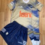 Tipperary GAA O'Neills Training Shorts Marine/Gold (Kids / Adults) - Image 5