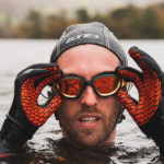 Zone3 Neoprene Swim Gloves Black / Red  (Pair Sizes XS - XL) - Image 3