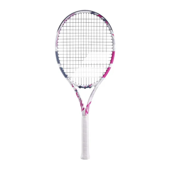Babolat EVO AERO Tennis Racket Pink/White (Grip sizes 1, 2, 3) (Senior)