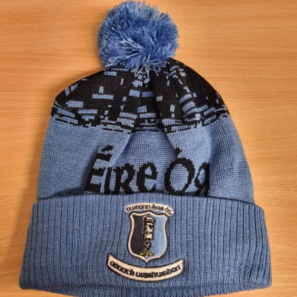 Nenagh Eire Óg  GAA CLUB Bobble Hat  SKy Blue/Navy  (Adults)
