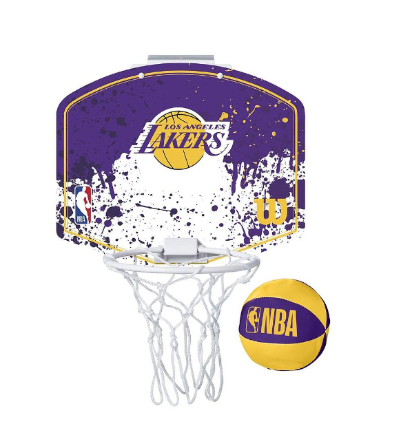 WILSON MINI NBA DRIBBLER BASKETBALL LA LAKERS Purple