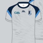 Nenagh Éire Óg Gaelic Armour Training Jersey Grey Navy Sky    Kids/Adults) - Image 2