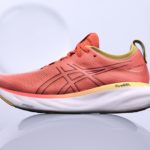 Asics GEL-NIMBUS™ 25 Running Shoe  Papaya/Dusty Purple (Ladies) - Image 10