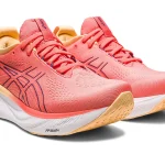 Asics GEL-NIMBUS™ 25 Running Shoe  Papaya/Dusty Purple (Ladies) - Image 5