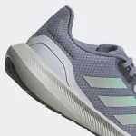 adidas Runfalcon 3.0 Running Shoe Silver / Voilet (Men's) - Image 3