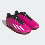 adidas X Speedportal .4 FxG Football Boots Team Shock Pink 2 / Cloud White/Core Black (Adults) - Image 2