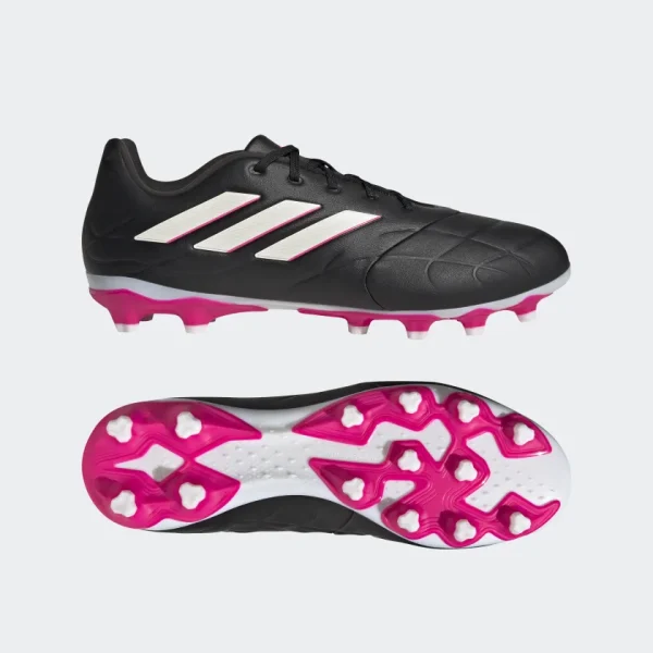 adidas Copa Pure .3 Multi Ground Football Boot Core Black/Zero Metalic/Team Shock Pink 2 (Adults)