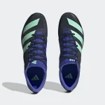 adidas Distancestar Track SPIKES Running Spike Tracking and Field  Legend Ink / Pulse Mint / Lucid Blue (Men's) - Image 4