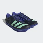 adidas Distancestar Track SPIKES Running Spike Tracking and Field  Legend Ink / Pulse Mint / Lucid Blue (Men's) - Image 2
