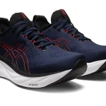 Asics GEL-NIMBUS™ 25  Running Shoe  Midnight/Electric Red (Men's) - Image 3