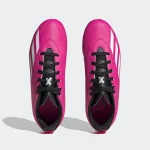 adidas X Speedportal .4 FxG Football Boots Team Shock Pink 2 / Cloud White/Core Black (Adults) - Image 4
