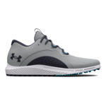 Under Armour UA Charged Draw 2 Spikeless Golf Shoes  Mod Gray/Midnight Navy (Men's) - Image 3