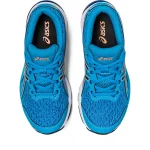 Asics GEL-CUMULUS™ 24 GS (Grade School) Running Shoe Island Blue/Sun Peach (Kids) - Image 3