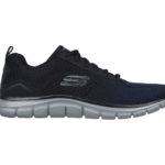Skechers Track - Ripkent Lace Up Runner / Shoe Navy/Black (Men's) - Image 2