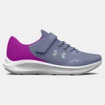 Under Armour  Pre-School UA Pursuit 3 AC Running Shoes Aurora Purple/Strobe  (Kids) - Image 5