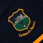 Tipperary GAA O'Neills Fiserv. Rockway 184 Brushed Half Zip Top Marine Royal / Amber (Kids / Adults) - Image 2
