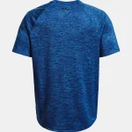 Under Armour UA Tech™ 2.0 Short Sleeve Tee Shirt  Blue Mirage  / Black  (Men's) - Image 5