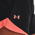Under Armour Play Up Shorts  Black / After Burn (Ladies) - Image 5