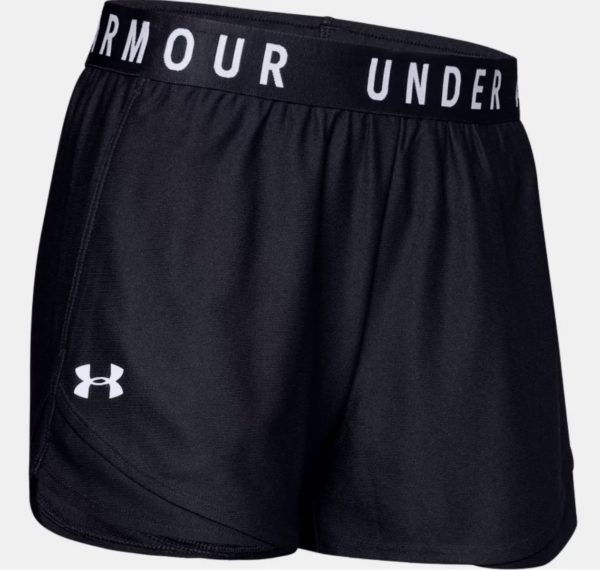 Under Armour Play Up Shorts Black/White (Ladies)