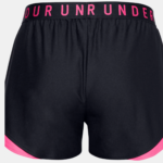 Under Armour Play Up Shorts  Black / Cerise (Ladies) - Image 9