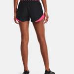 Under Armour Play Up Shorts  Black / Cerise (Ladies) - Image 6