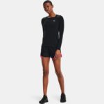 Under Armour Play Up Shorts  Black / Cerise (Ladies) - Image 3