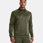 Under Armour Fleece® ¼ Zip  Marine OD Green / Black (Men's) - Image 6